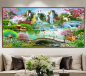 Preview: Diamond Painting Landschaft Wasser & Blumen